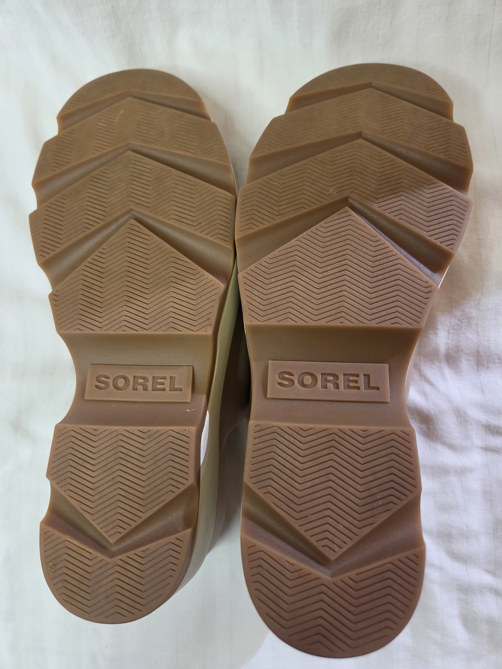 Sorel Women's Joanie IV Honest Beige Platform Slide Heeled Sandals - NWOB - Sz 8 - Picture 8 of 8